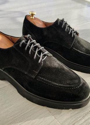 Замшеве чоловіче взуття. чоловічі туфлі чорні замшеві. вибирайте стильне взуття5 фото