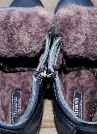 Легкие и удобные ботинки для мужчин. синие зимние кроссовки minardi4 фото
