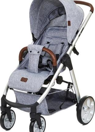 Прогулочная коляска abc design mint graphite, светло-серый (51409/701)
