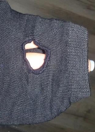 Митенки длинные перчатки без пальцев черные 1 пара