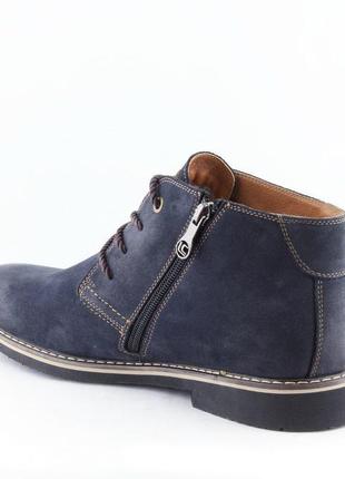 Ботинки lucky choice нубук синие 44 размер – на стопу 29 см2 фото
