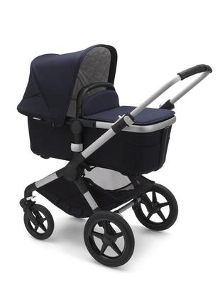Коляска универсальная 2в1 bugaboo fox2 classic collection (alu/dark navy)