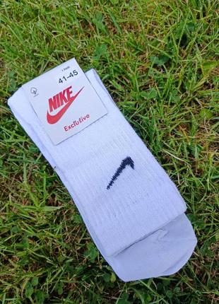 Носки nike белые тоненькие 41-45