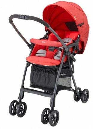 Прогулочная коляска aprica luxuna light cts cheerful red (92977)