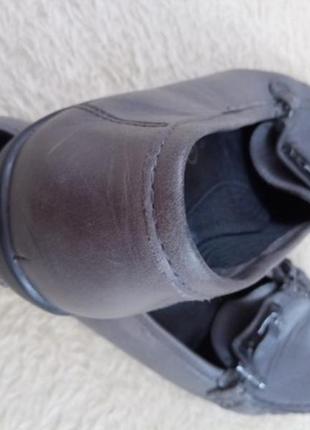 Шикарные туфли лоферы р.41 полная кожа luepolster4 фото