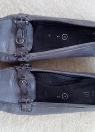 Шикарные туфли лоферы р.41 полная кожа luepolster8 фото