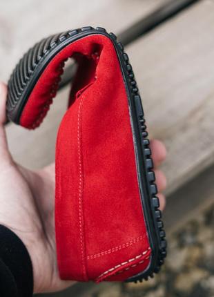 Красные мокасины prime shoes 42, 45 размеры3 фото