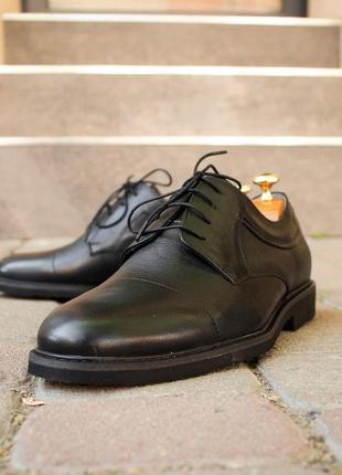 Мужские классические туфли аккуратной формы. легкие и стильные!3 фото