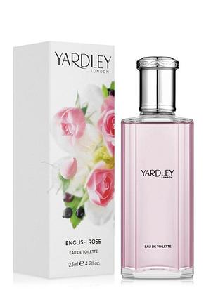 Туалетна вода yardley english rose 125 ml англія веган, vegan friendly, cruelty-free