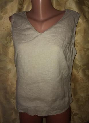 Лляна блуза жіноча marco pecci1 фото