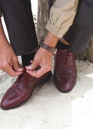 Красные туфли sherlock soon – аристократический стиль!5 фото