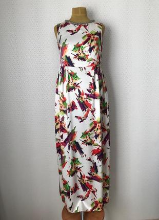 Новое (с этикеткой) длинное нарядное платье от m&s, размер 14/42, укр 48-50