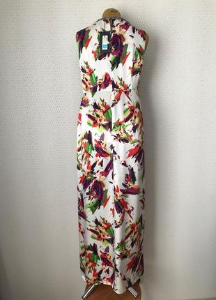 Новое (с этикеткой) длинное нарядное платье от m&s, размер 14/42, укр 48-502 фото
