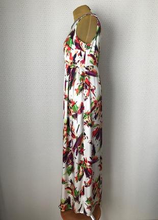 Новое (с этикеткой) длинное нарядное платье от m&s, размер 14/42, укр 48-503 фото