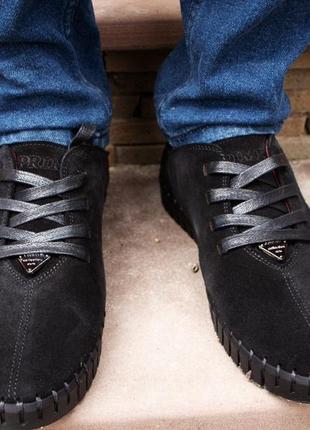 Черные мокасины prime shoes – изысканный стиль!4 фото