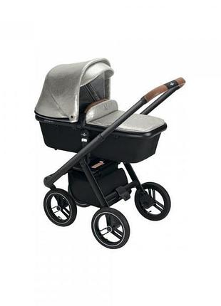 Универсальная коляска neonato 2 в 1 puro urban royal, серебристый (n900-76/a)