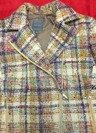 Стильный пиджак-косуха из натуральной шерсти marc aurel3 фото