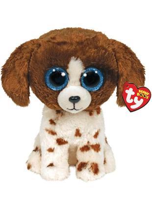 Дитяча іграшка м’яконабивна ty beanie boo's 36487 цуценя "muddles" 25см