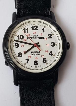 Годинник timex expedition indiglo, кварц. wr30м.