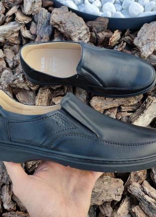 Удобные мужские туфли из натуральной кожи6 фото