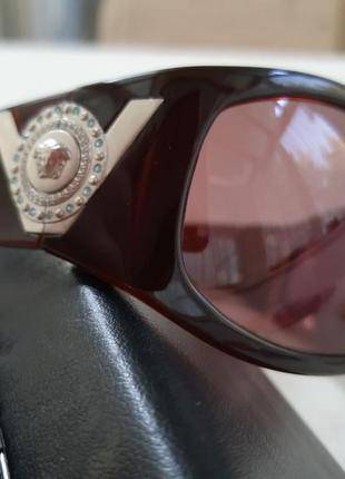 Очки женские темные versace солнцезащитные. очки бренд.