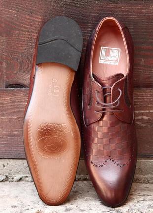Изысканные туфли от luciano bellini 40,5 размер7 фото