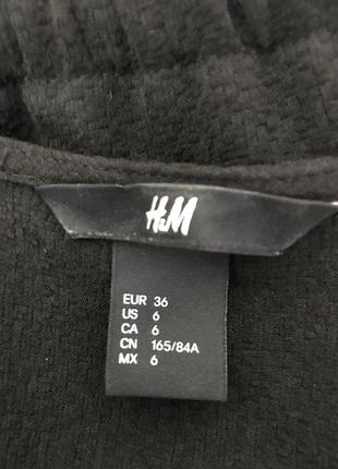 Элегантный черный комбинезон от h&m, размер 36, укр 42-445 фото