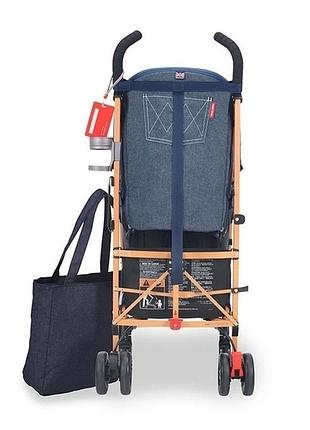 Прогулянкова коляска maclaren quest denim style set indigo, синій джинс (wd1g633312)