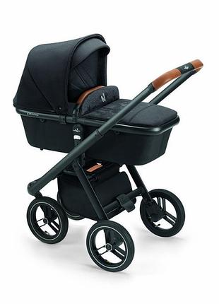 Універсальна коляска 2 в 1 neonato puro urban, чорний (n900-74/a)