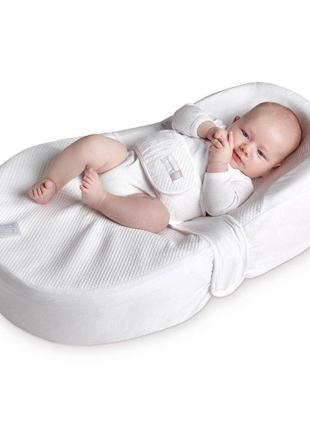 Детский эргономический матрасик red castle cocoonababy, белый (445166)