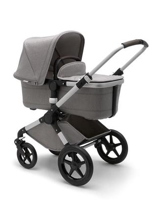 Коляска универсальная 2в1 bugaboo fox2 mineral collection (alu/light grey)