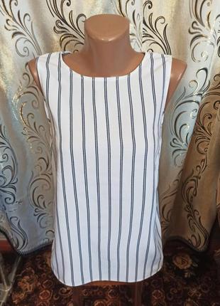 Стильна блуза з віскози з подовженою спинкою new look