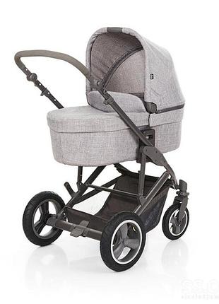 Універсальна коляска abc design 2 в 1 catania 4 air woven grey, сірий (61412/812)