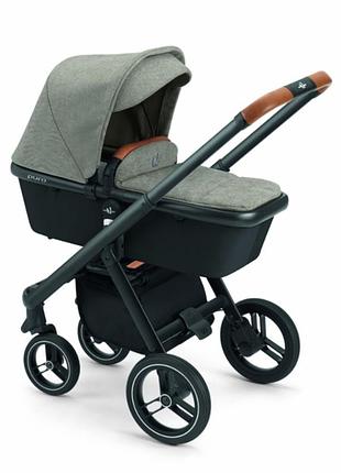 Універсальна коляска 2 в 1 neonato puro urban, сірий з чорним (n900-45/a)