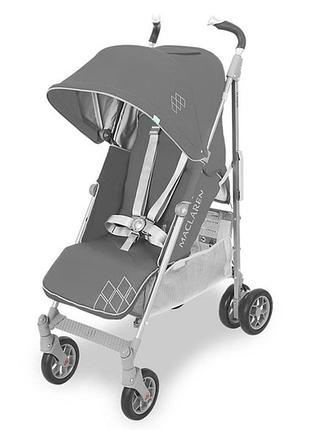 Прогулянкова коляска maclaren techno xt charcoal silver, сірий (wd1g070612)