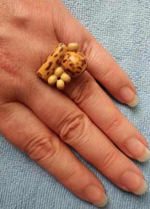 Кольцо «сафари» ручной работы