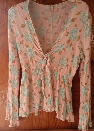 Накидка, кофтинка жатка bleuh ciel, eur m