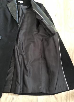 Новый пиджак жакет удлиненный размер 36 с пальто3 фото