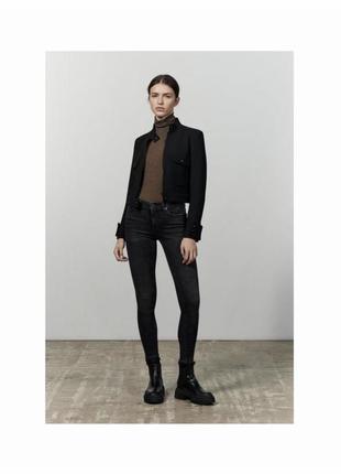 Джинсы черные zara новые