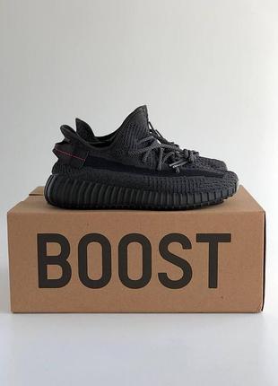 Мужские кроссовки adidas yeezy boost 350 v2 black static 40-41-42-43