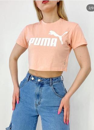 Вкорочена футболка puma