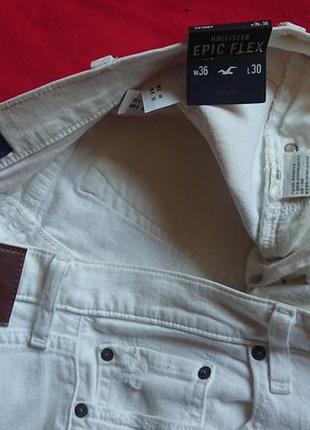 Брендовые фирменные стрейчевые джинсы hollister,оригинал,новые с бирками, размер 36-38.8 фото