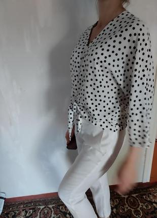 Блуза в горошок 2