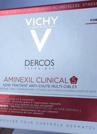 Dercos aminexil pro for women dercos aminexil clinical 5 средство от выпадения волос.