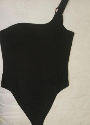 Боди в рубчик 48 разм на одно плечо