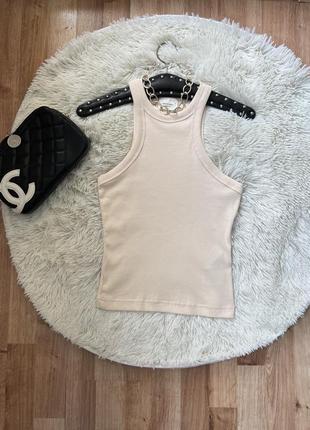 Майка алкоголічка , топ в рубчик