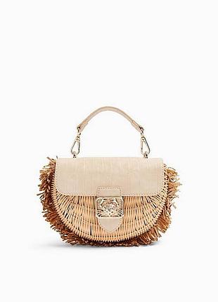 Сумочка topshop от asos luxe! декор: краб под золото