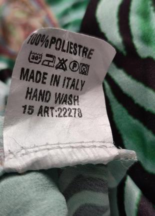 New сатинова сорочка animal принт пейслі італія /8221/8 фото