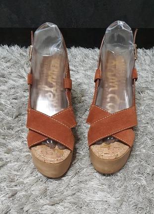 Босоножки/сабо sam edelman нат.замша р.38,5.2 фото