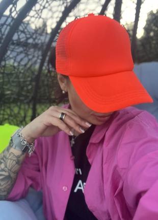 Яскрава кислотка кепка-блайзер❤️‍🔥